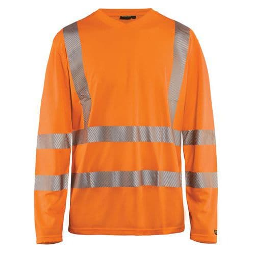 High Vis UV T-shirt lang ærme High Vis Orange - Blåkläder