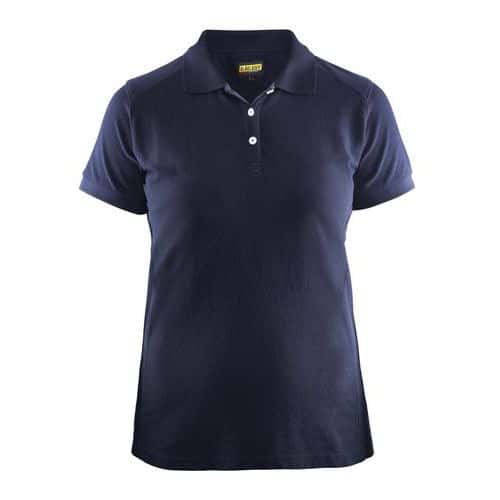 Dame Poloshirt Marineblå - Blåkläder