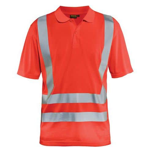 High Vis UV Poloshirt High Vis Rød - Blåkläder