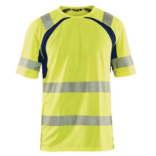 High Vis UV T-shirt High Vis Gul/Marineblå - Blåkläder