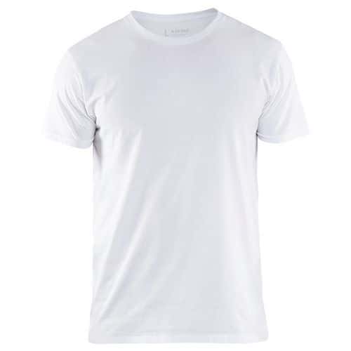 T-shirt slim fit Hvid - Blåkläder