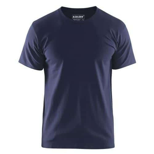 T-shirt slim fit Marineblå - Blåkläder