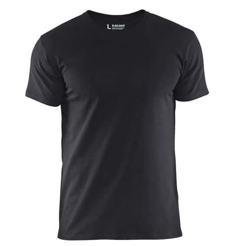 T-shirt slim fit Sort - Blåkläder