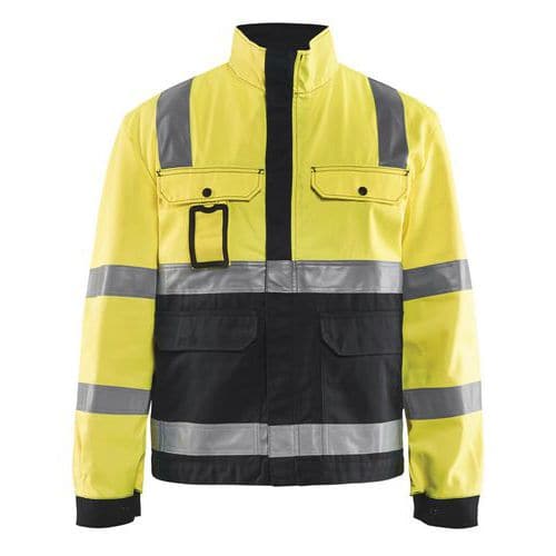 High Vis Arbejdsjakke High Vis Gul/Sort - Blåkläder