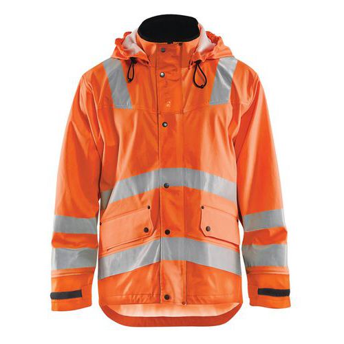 High Vis Regnjakke Level 3 High Vis Orange - Blåkläder