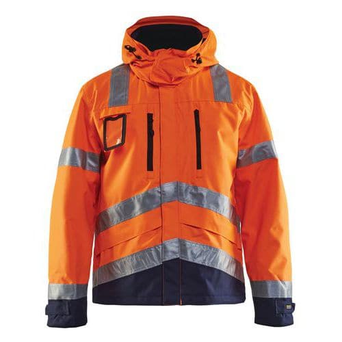 High Vis Skaljakke High Vis Orange/Marineblå - Blåkläder