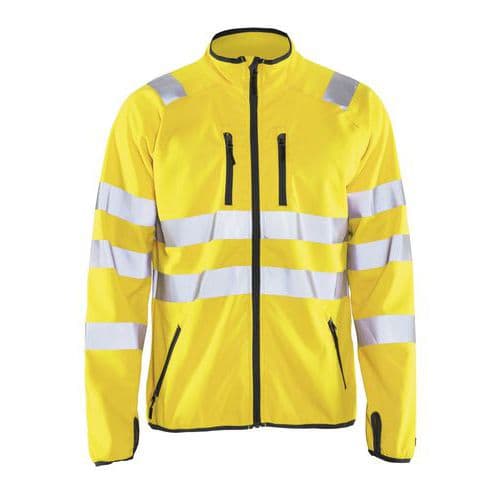 High Vis Softshell Jakke High Vis Gul - Blåkläder