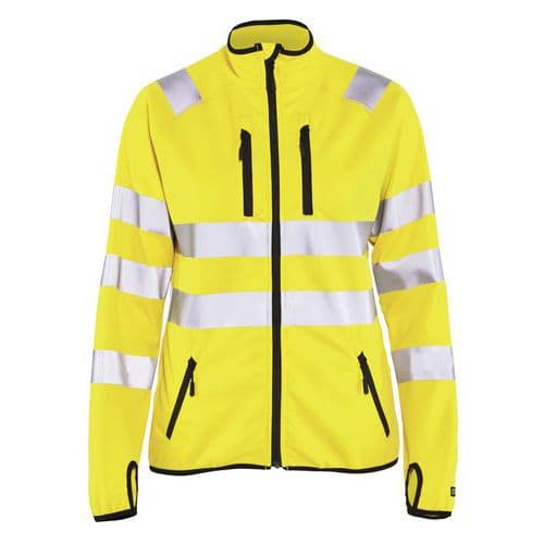 Dame High Vis Softshell Jakke High Vis Gul - Blåkläder