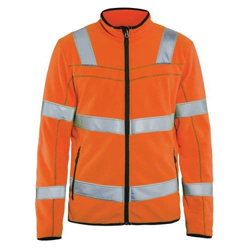 High Vis Microfleece Jakke High Vis Orange - Blåkläder