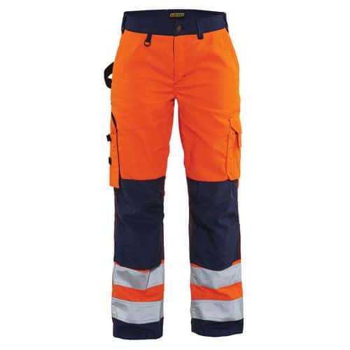 Dame High Vis Buks High Vis Orange/Marineblå - Blåkläder