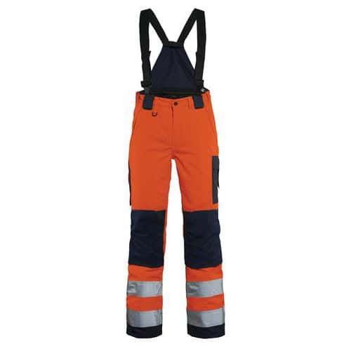 Dame High Vis Vinter Buks High Vis Orange/Marineblå - Blåkläder