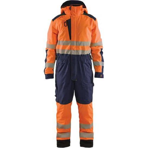 High Vis Vinter Kedeldragt High Vis Orange/Marineblå - Blåkläder