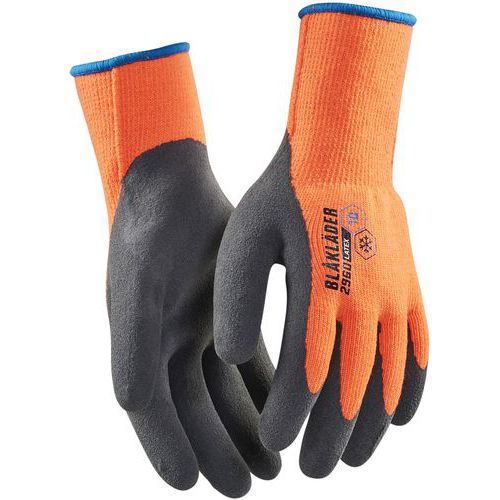 Arbejdshandske Foret latex-dyppet High Vis Orange - Blåkläder