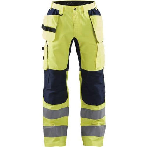 High Vis Buks med stretch High Vis Gul/Marineblå - Blåkläder