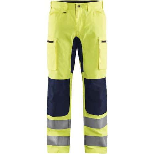 High Vis Buks med stretch High Vis Gul/Marineblå - Blåkläder