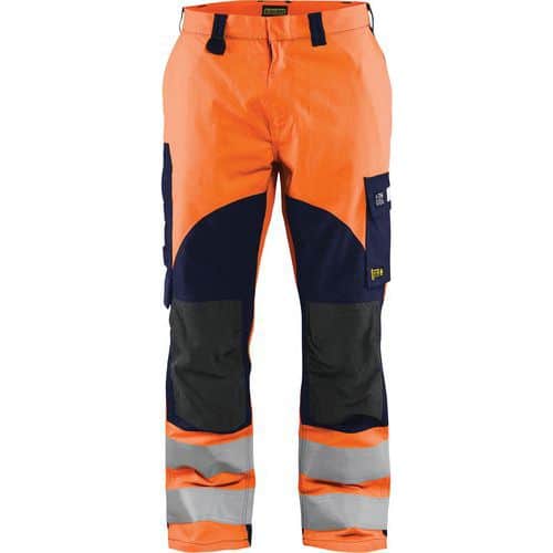 Multinorm Buks Inherent High Vis Orange/Marineblå - Blåkläder