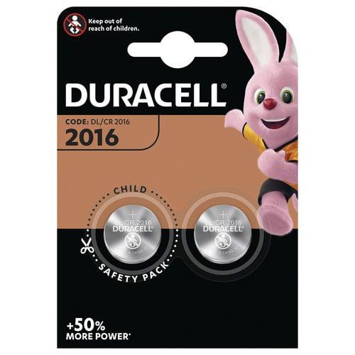 CR2016 Lithium Knapcelle Batterier - 2-Pak - Duracell