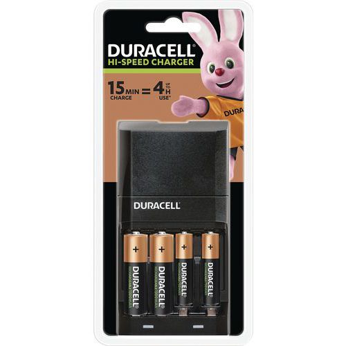 Oplader til genopladelige batterier, 15 minutter - CEF27 - Duracell