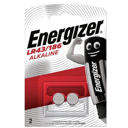 LR43 Alkaline Knap Batteri - Energigiver