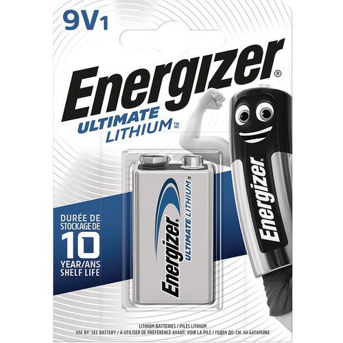 Ultimate litiumbatteri - LR61 - 9 V - Energizer