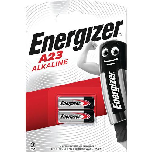 Alkalisk flerfunktionsbatteri til regnemaskiner, ure m.m. - MN21/A23 - Pakke med 2 - Energizer