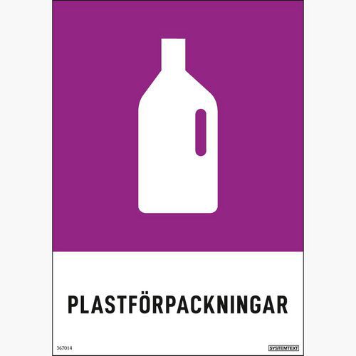 Mærkat Plastemballager 210 x 297 mm