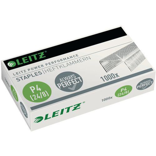 Staples Leitz Power Performance P4, 24/8, æske á 1.000 stk.