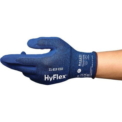 Ergonomiske arbejdshandsker HyFlex® 11-819 – Ansell