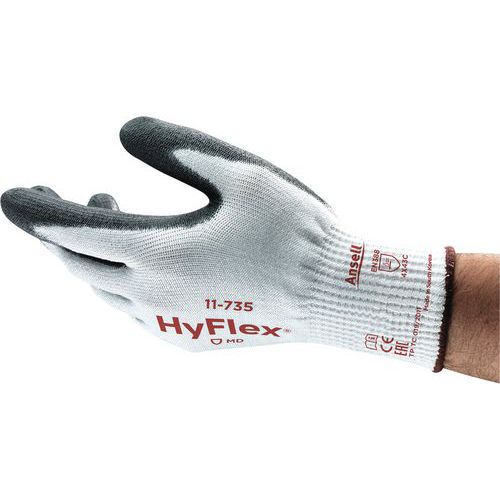 Skærefaste arbejdshandsker HyFlex® 11-735