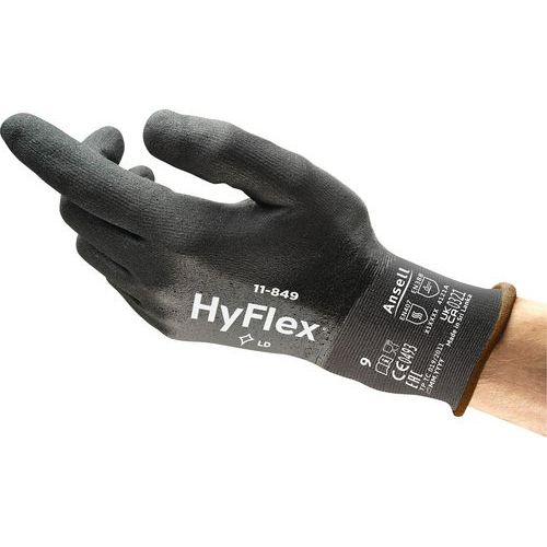 Ergonomiske arbejdshandsker HyFlex® 11-849