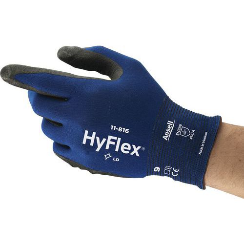 Ergonomiske arbejdshandsker HyFlex® 11-816 – Ansell