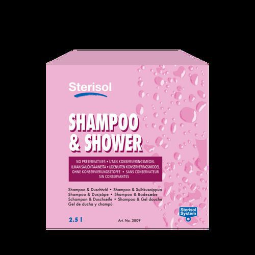 Shampoo og bruser Sterisol 2,5l parf