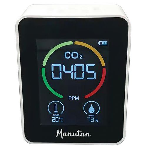 CO2-, temperatur- og fugtmåler - Manutan Expert