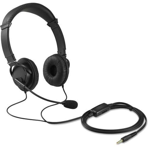 3,5 mm-headset med mikrofon og lydstyrkekontrol - Kensington