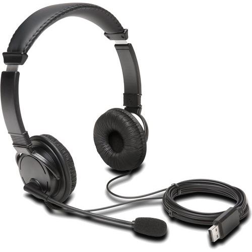 Komfortabelt USB-A-headset med mikrofon - Kensington