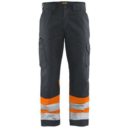 High Vis Buks Mellemgrå/High Vis Orange - Blåkläder