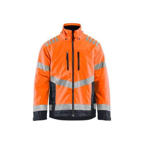 High Vis Letforet Vinterjakke High Vis Orange/Mellemgrå - Blåkläder