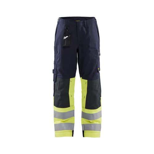 Dame Multinorm Buks Marineblå/High Vis Gul - Blåkläder